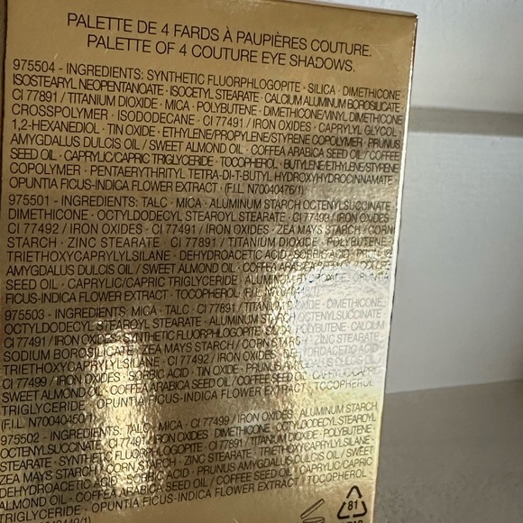 Yves Saint Laurent Palette of 4 Couture Eye Shadows - Picture 8 of 9